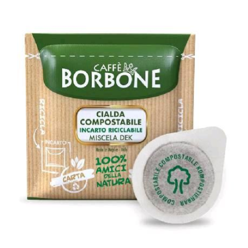 BORBONE BOX CIALDE 44 mm CAFFE MISCELA DEK CONF 50 Pz.